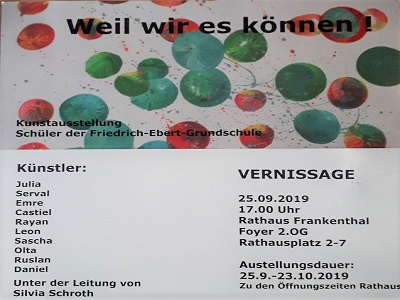 Einladung zur Vernissage im Rathaus